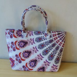 mandala cotton handbag