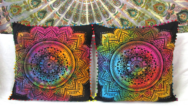 square cotton cushion cover