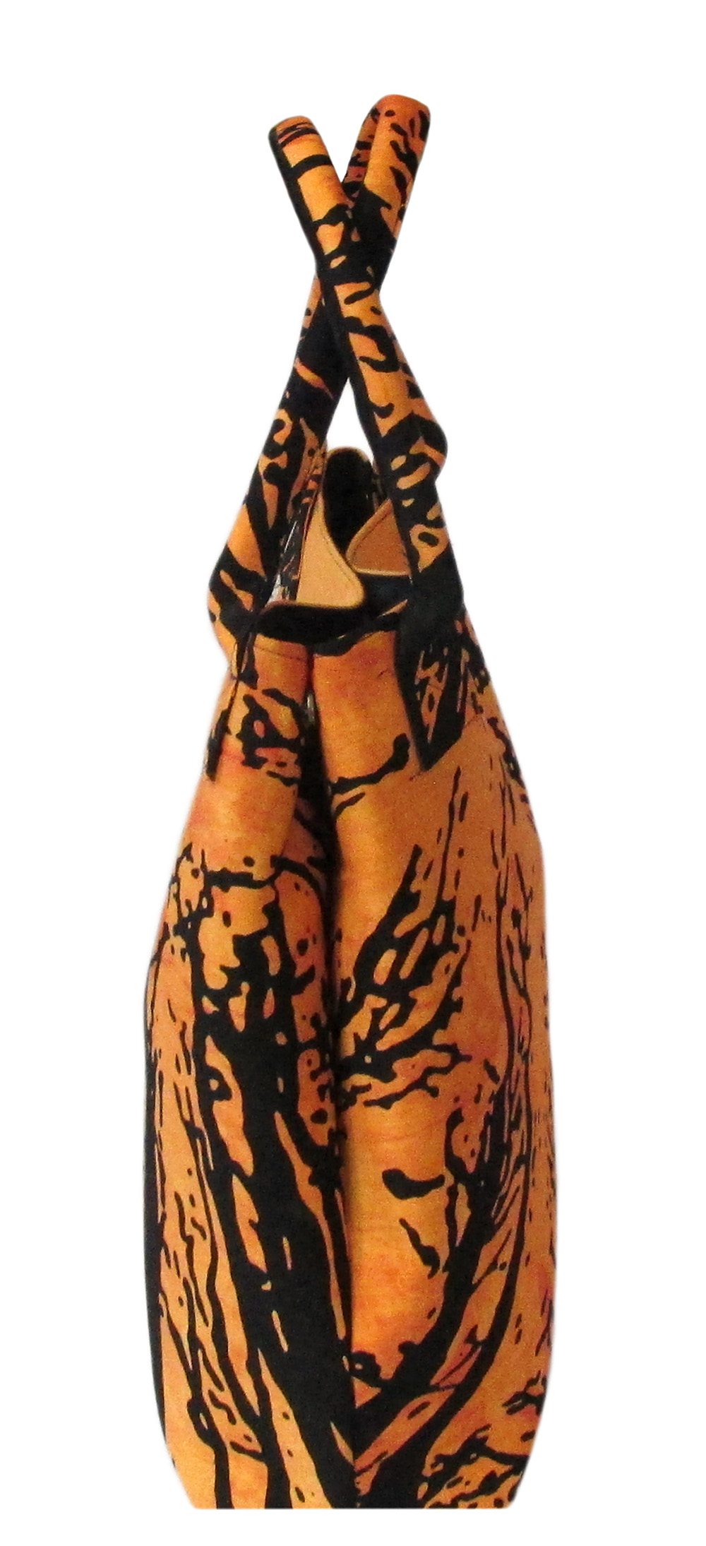 Orange Tie Dye Printed Cotton Handbag for Women – Ample Royal