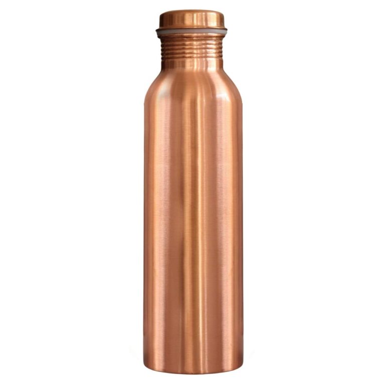 Plain Copper Water Bottle Ample Royal