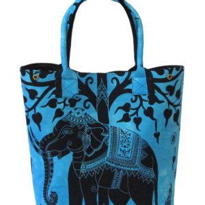elephant tree printed handbag